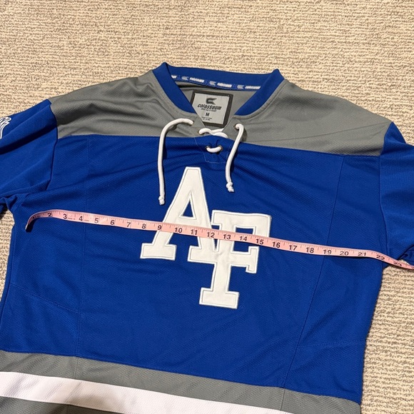 Colosseum Air Force Academy Falcons Hockey Jersey Medium Blue and White - Picture 4 of 6